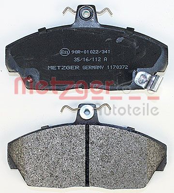 METZGER 1170372 GREENPARTS Bremsbelagsatz, Scheibenbremse